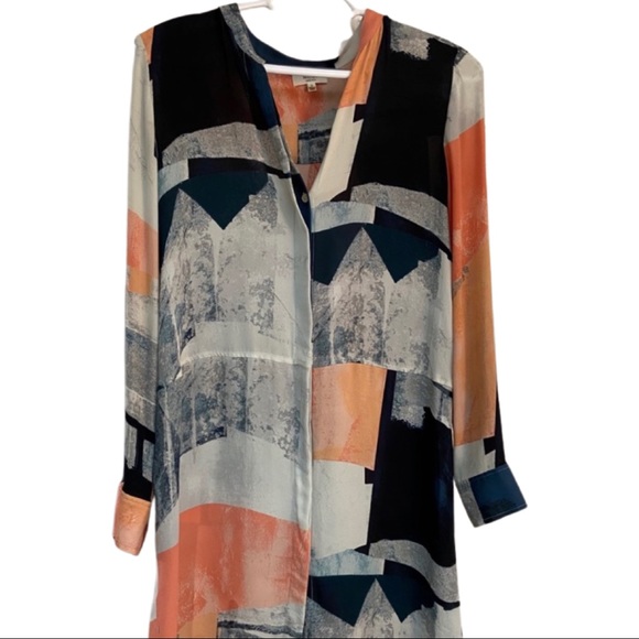 Wilfred Dresses & Skirts - Wilfred silk ltd edition watercolour shirtdress